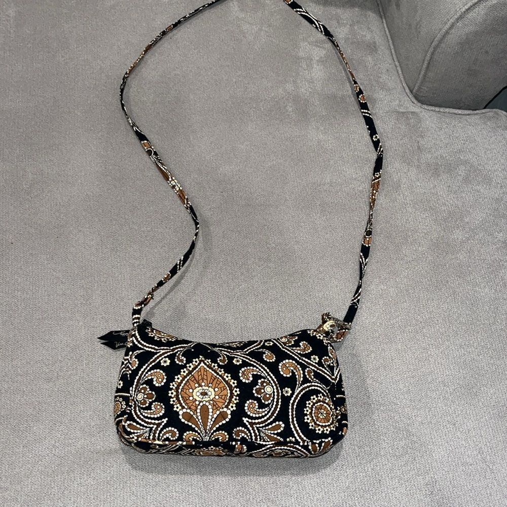 Vera Bradley 9”x 6” mini multicolored crossbody bag 23” strap